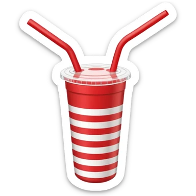 clipart bendy straw sticker