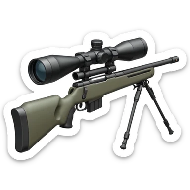 Sniper rifle sticker