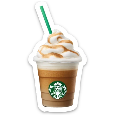starbucks gingerbread chai with cold foam drink sticker