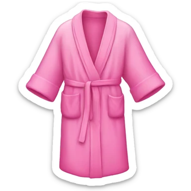 Pink robe  sticker