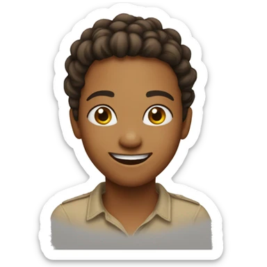 Savannah smiling sticker