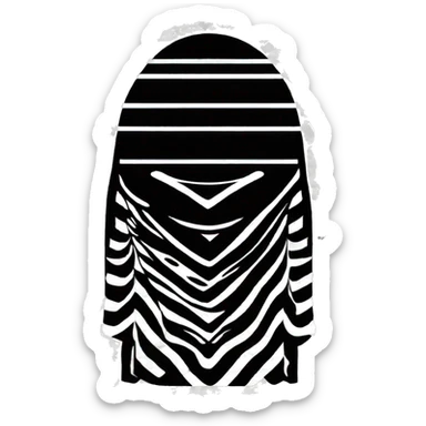 Keffiyeh pattern no face sticker