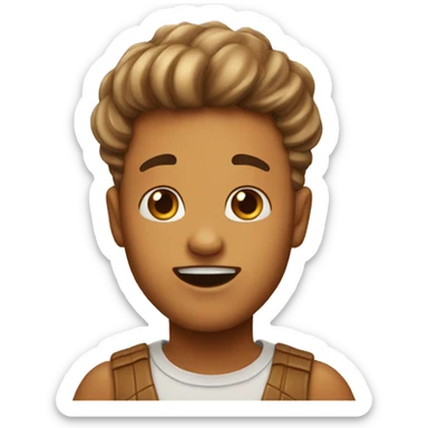 Caramel late sticker