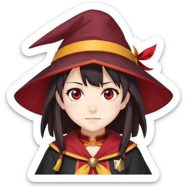 Anime character Megumin  sticker