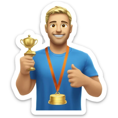 Médaille trophée  sticker