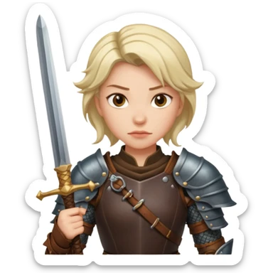 Lady dragon slayer  sticker