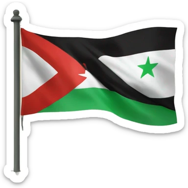 The Syrians Revolution flag sticker