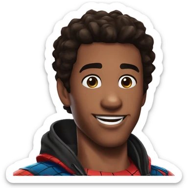 spider-man miles morales sticker