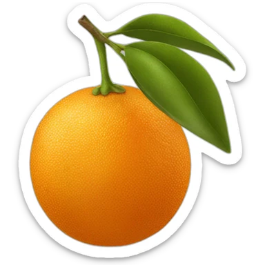 Sicilian orange sticker