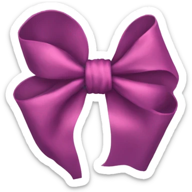Bow sticker