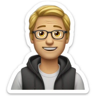 Mensche der den Dap macht sticker