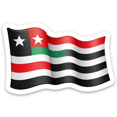 Syrian new flag sticker
