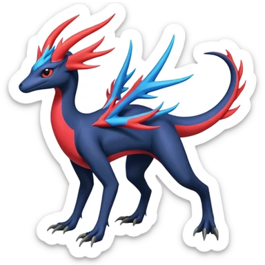 Salandit-Amaura-Xerneas-fusion sticker