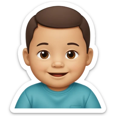 A 1 year old mexican baby boy sticker