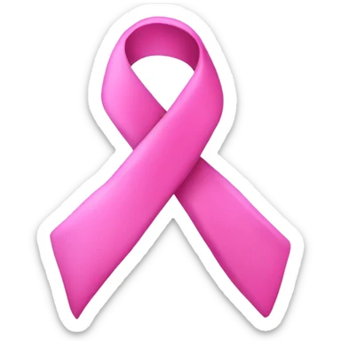 pink cancer ribbon fo nsta post sticker