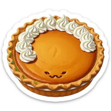 pumpkin pie sticker