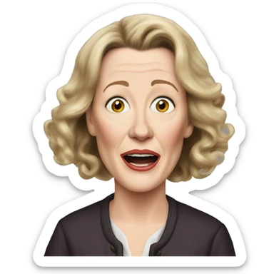 Catherine O'Hara home alone realistic sticker