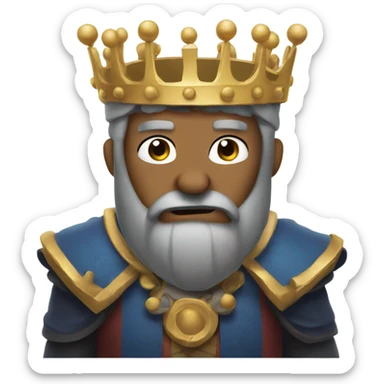 Cruel King from Block Tales sticker