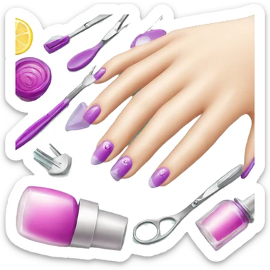 Manicure Set  sticker
