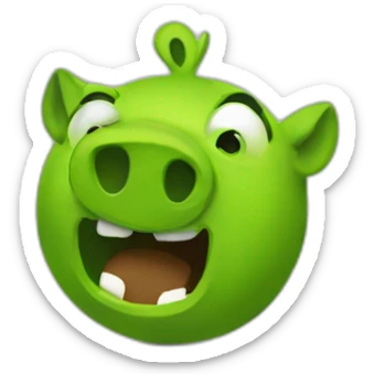 bad piggies sticker