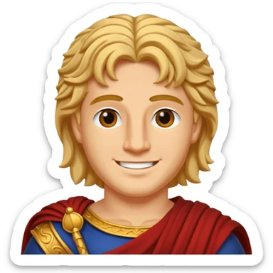 Alexander the great emoji sticker