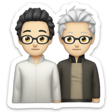 Satoru gojo et suguru geto sticker