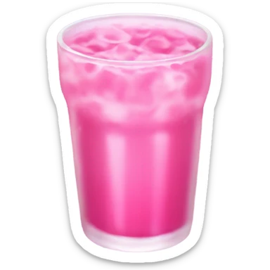 Pink drink aestetic sticker