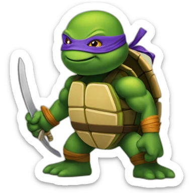 Ninja turtle sticker