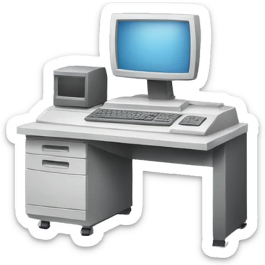 Trabajo computadora sticker