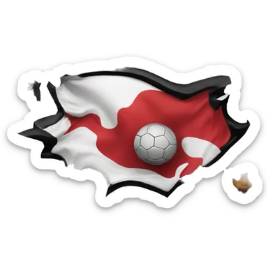 Blason d’une équipe de football , représentant l’akatsuki sticker