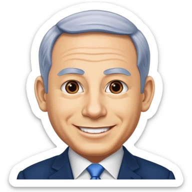 Benjamin Netanyahu sticker