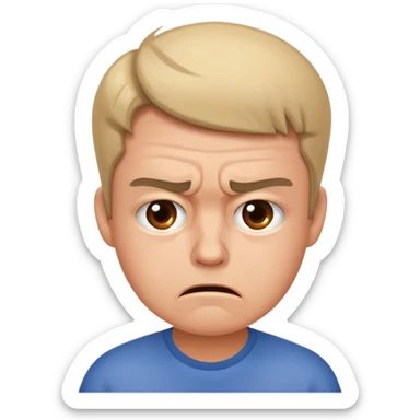 Upset customer sticker