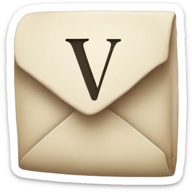 letter V and S sticker