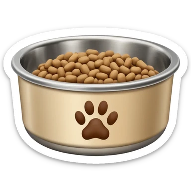dog food bowl

 sticker