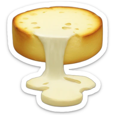 Camembert fondu sticker