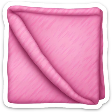 Comfy pink blanket sticker