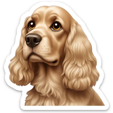 Cocker spaniel sticker
