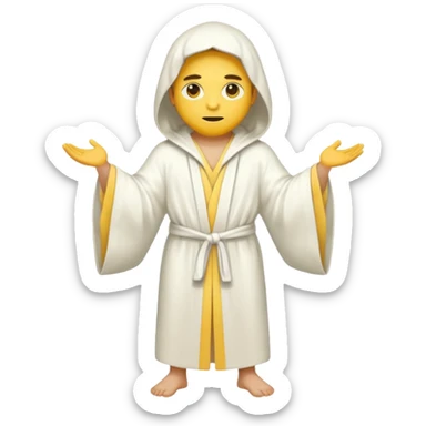 Star with a human full body yellow skin sticker