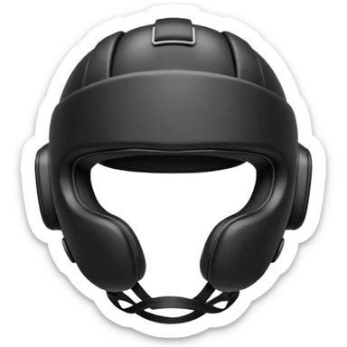 MMA headgear object icon, protective sparring helmet, padded texture, 3D cartoon, mobile game icon style, centered, clean background, no text, no watermark sticker
