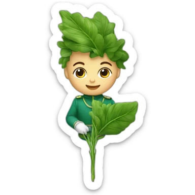 Bébé avec un lance roquette sticker