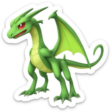  Cool Edgy Scyther-Grovyle-Flygon-Fakemon full body sticker