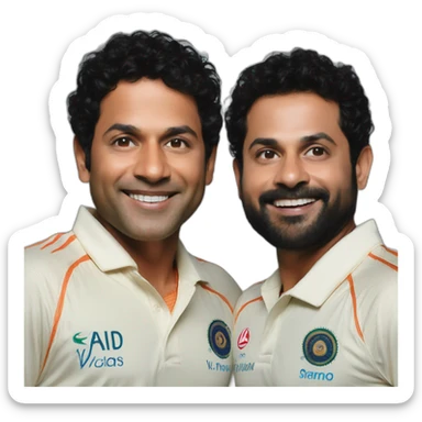 Sachin wishes kohli sticker