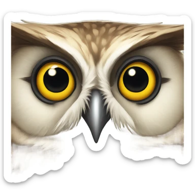 Owl sticker