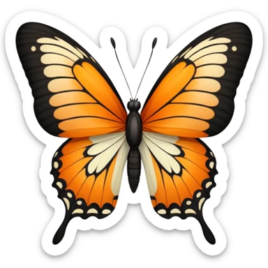 papillon sticker
