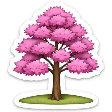 japan  trees nature pink the corner of the screen just one tree sticker