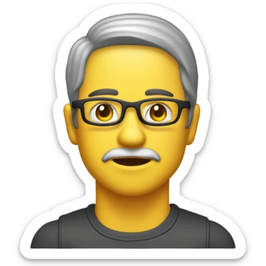 gaya 16-bit dari emoji wajah tersenyum kuning dengan mata berkedip dan lidah terjulur. sticker