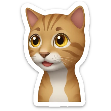 transition video with cat sticker