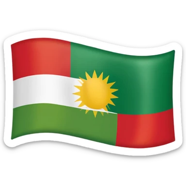 Kurdistan flag sticker