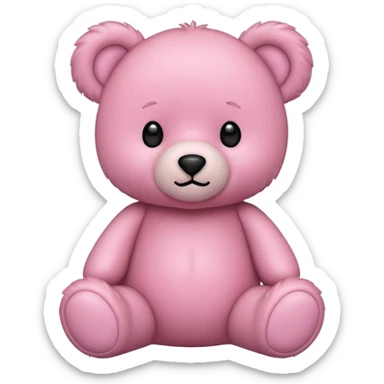 pink teddy bear cute sticker