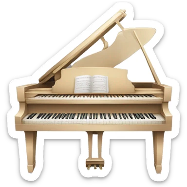 piano sticker